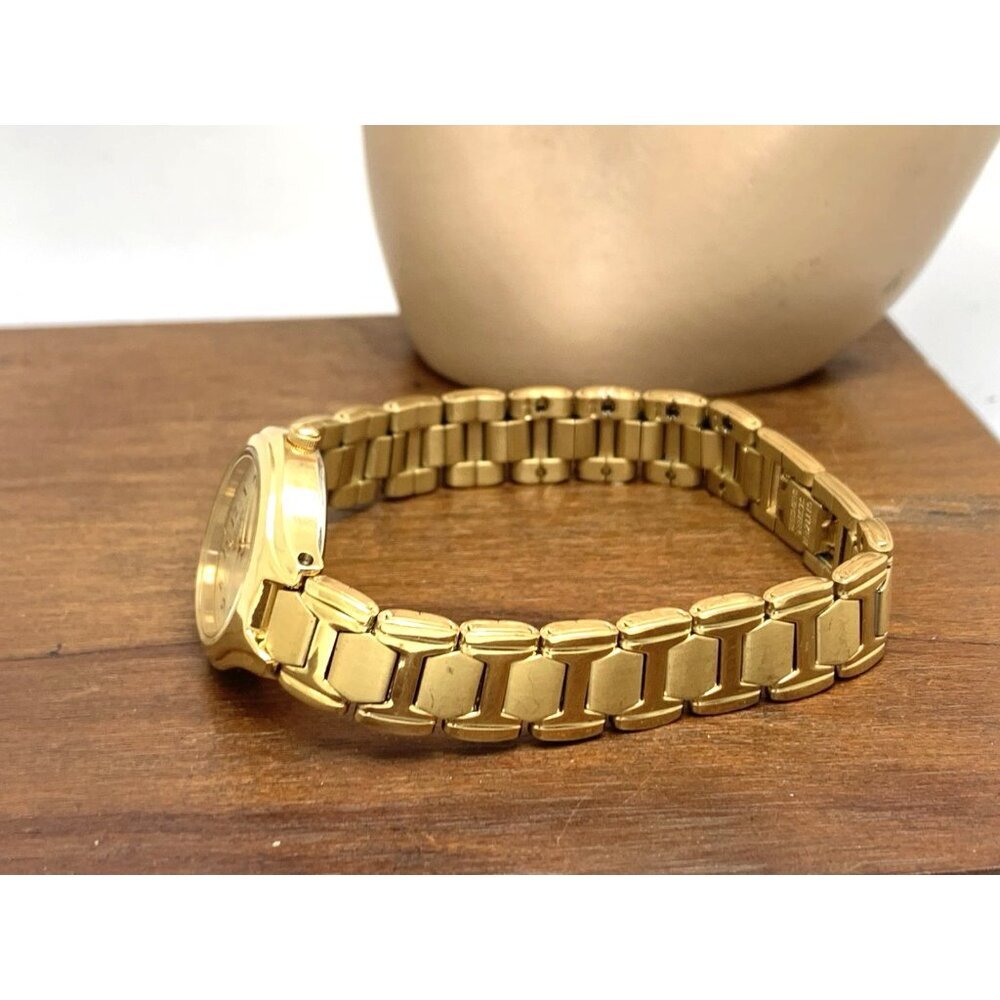 Citizen Womens Watch EU2252-56P Quartz Gold Dial Stainless Steel Petite 23mm - Picture 8 of 13